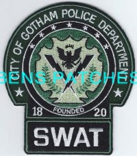 ILLINOIS,GOTHAM POLICE SWAT 1 MOVIE PROP PATCH